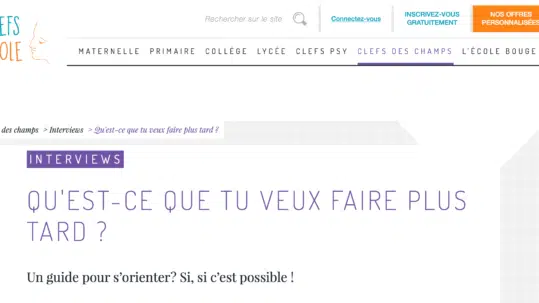 interview bestfutur les clefs de l'école